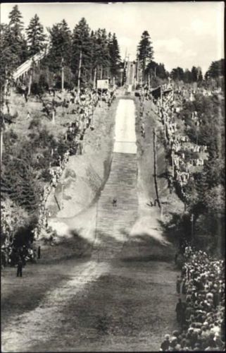 um 1955 Oberhof, Jugendschanze,Straub & Fischer AKU1