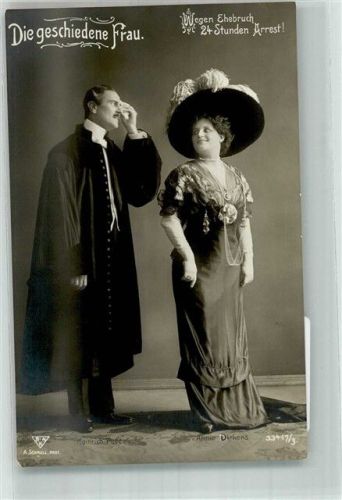 Szene aus Die geschiedene Frau mit Annie Dirkens und Heinrich Peec Fotograf Schmoll