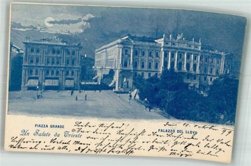Trieste / Triest / Trst 1899 Palazzo del LLoyd Piazza Grande