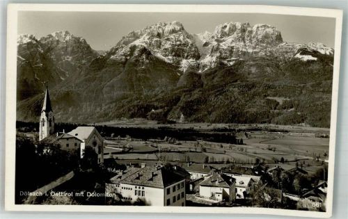 Dölsach 1934 Kirche Dolomiten
