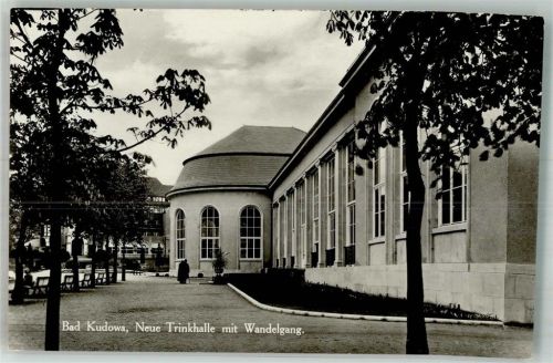 Bad Kudowa 1939 Neue Trinkhalle Wandelgang