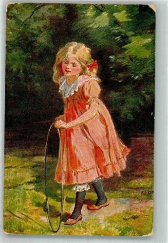 Kleines Mädchen mit Reif Verlag Rehn & Linzen No. 365