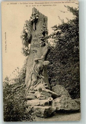 Sedan Denkmal Die zerbrochene Eiche für die französischen Gefallenen der Schlacht bei Sedan