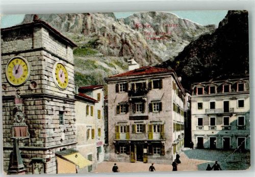 Kotor 1913 Uhrenturm