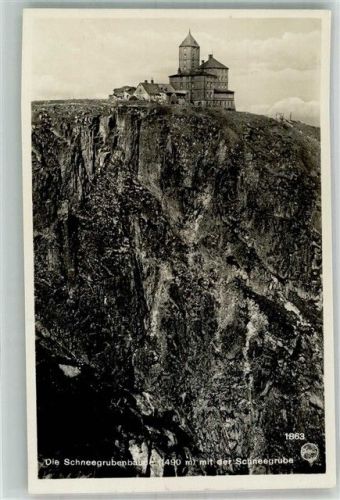 Schneegruben Baude 1933 Hüttenstempel