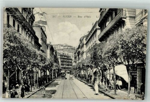 Alger Straßenbahn Geschäft Auto Rue d´Isly