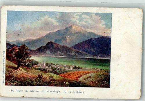 Sankt Gilgen 1916 sign. le Feubure, C. Abersee