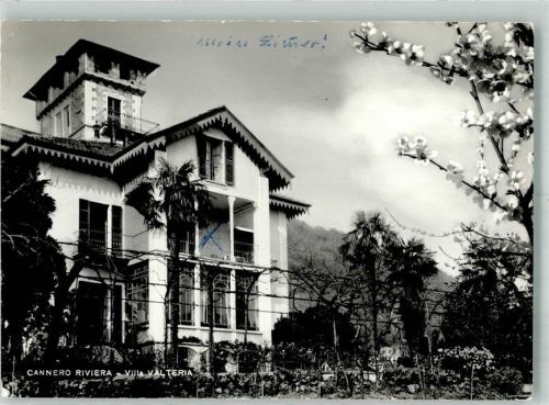 Cannero Riviera 1974 Pension Villa Valteria