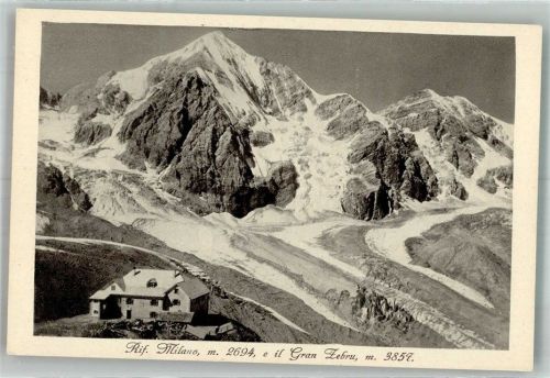 Schaubachhütte 1929 Hüttenstempel Rifugio citta di Milano