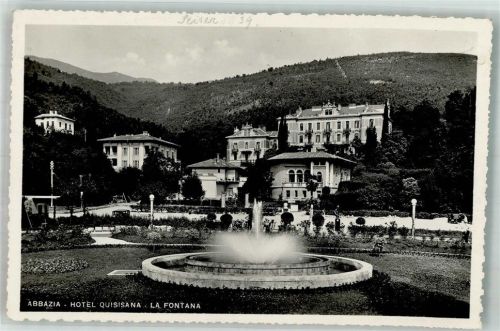 Opatija 1939 Hotel Qusisana