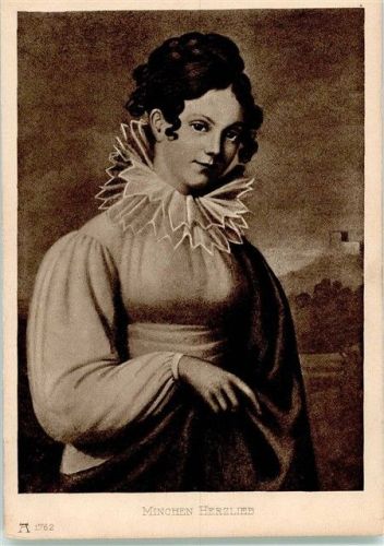 Wilhelmine Herzlieb Ackermanns Kunstverlag Nr. 1762 Serie 146 Goethes Freundinnen