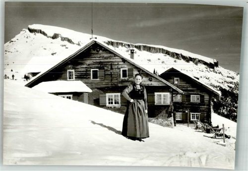 Schwarzwasserhütte Hüttenstempel Hüttenwirtin Tracht Ostheimer, Rösle
