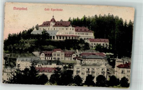 Marianske Lazne 1908 Cafe Egeländer