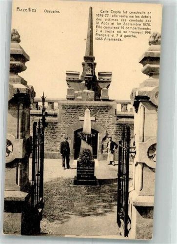 Bazeilles 1916 Ossuaire Offiz. Genesungsheime
