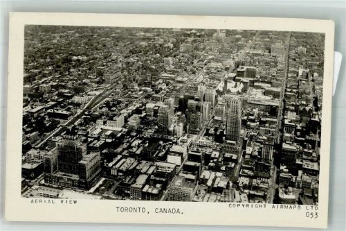 Toronto 1956 Fliegeraufnahme
