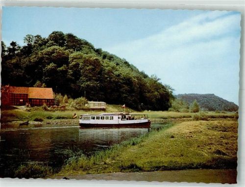 Hitzacker Elbeschiff vor dem Weinberg