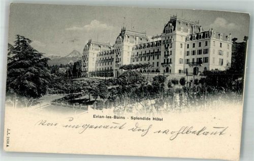 Evian-les-Bains 1902 Hotel Splendide