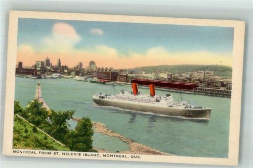 Montreal Blick von Helen`s Island Dampfschiff