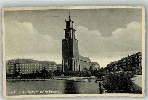 Aalborg 1940 Foto AK Feldpost WK II Kirche