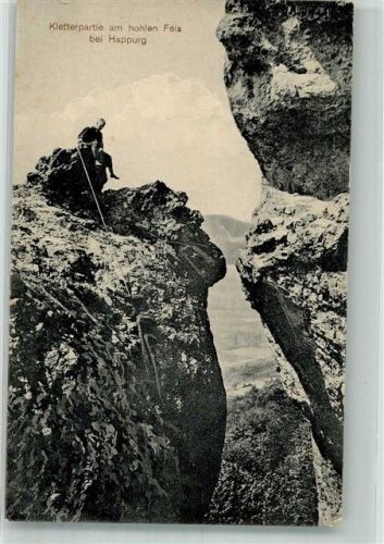 Happurg 1916 Bergsteiger Hoher Fels