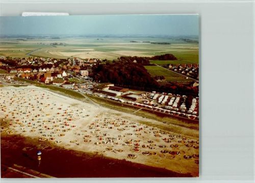 Neuharlingersiel Luftaufnahme Strand