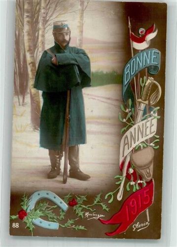 WK I Uniform Bonne année 1915