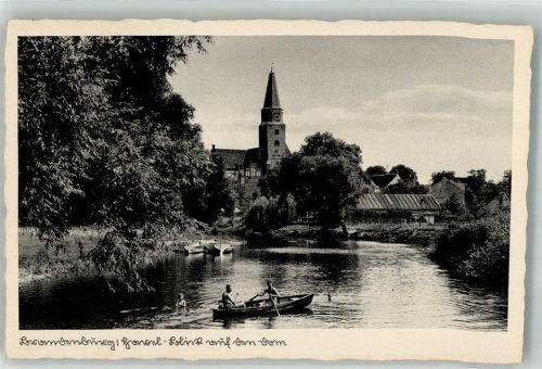 Brandenburg 1941 Havel mit St. Peter und Paul Dom Feldpost WK II Pionier-Ers.-Batl. 3