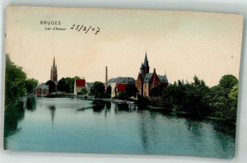 Bruges 1907 Lac d´Amour