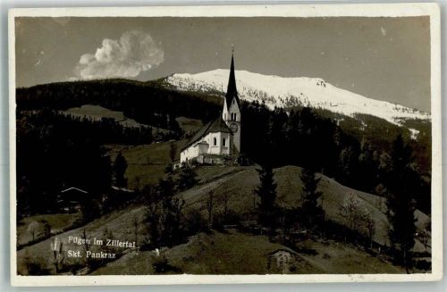 Fügen 1928 Kirche St. Pankraz