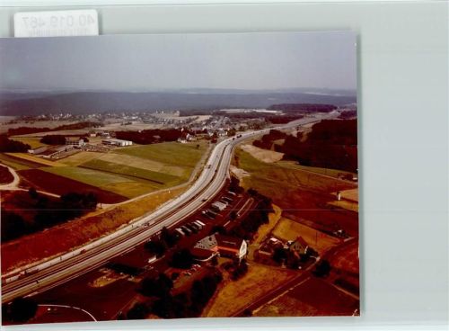 W5461 Fernthal Luftaufnahme Autobahn-Raststätte Autobahn FOTO KEINE AK