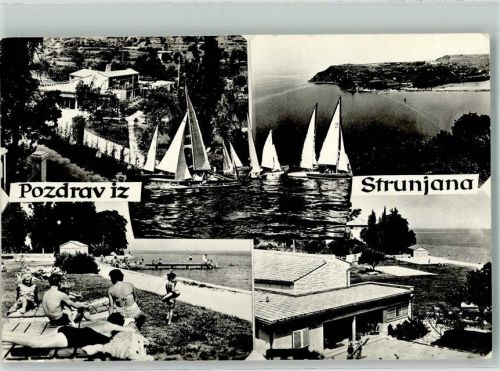 Piran 1966 Strunjan Schwimmbad Pension