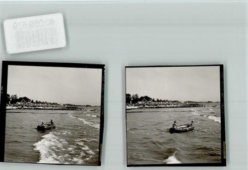 Kellenhusen Ruderboot in der Brandung