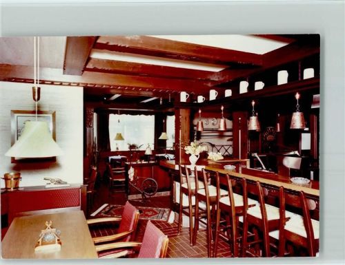 21266 W2112 Jesteburg FOTO KEINE AK Hotel Restaurant Café Niedersachsen Innenaufnahme Bar