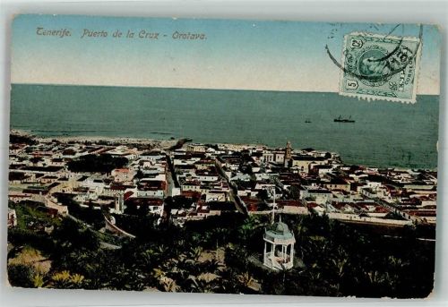Puerto de la Cruz Orotava Marke bildseitig