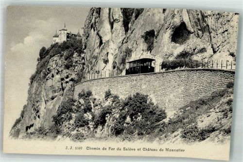 Monnetier-Mornex Zahnradbahn Chemin de fer du Salève Schloss de Monnetier