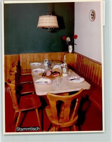 Huzenbach Schwarzwälder Hof Innenaufnahme Stammtisch Brotzeit