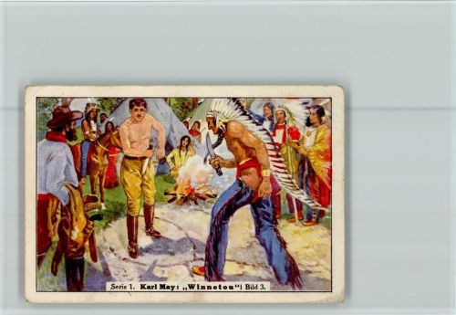 Winnetou Karl May Eilebrecht Sammelbild Serie 1