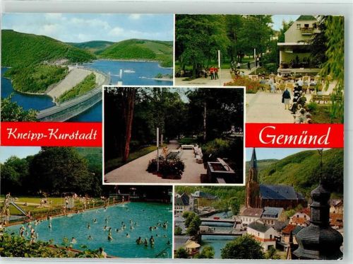 Gemünd Urftsee Kurkonzert Wassertretstelle Schwimmbad