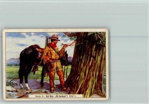 Old Surehand Karl May Eilebrecht Sammelbild Serie 4 AKU2