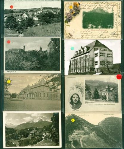 Bayern Lot mit 73 AK wenige doppelt, 1900-1965 wenige danach; überwiegend gute Erhaltung