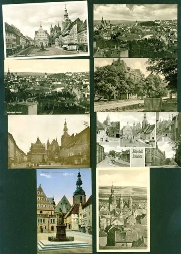 Lutherstadt Eisleben Lot mit 14 AK, ca. 1915-1965: überwiegend gute Erhaltung, teils gelaufen