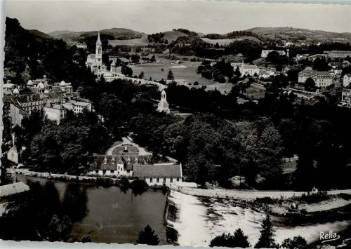 Lourdes Luftaufnahme