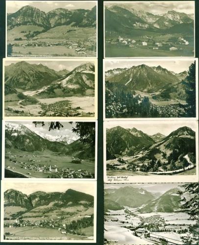 Bad Oberdorf Lot mit 19 AK, 1919-1973; teils leichte Gebrauchsspuren, überwiegend gelaufen