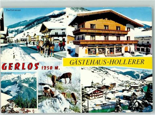Gerlos Gästehaus Hollerer Dorfstraße Issskogel Winter