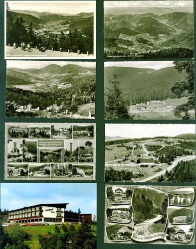Schwarzwaldhochstraße Lot mit 25 AK, ca. 1955-1962; gute Erhaltung, wenige gelaufen