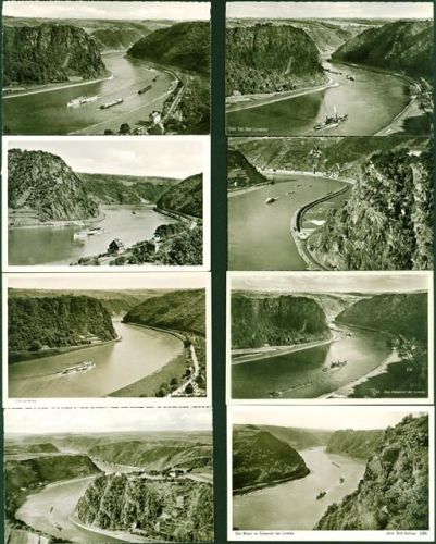Loreley Schifffahrt Loreley Lot mit 29 AK, ca. 1940-1962; überwiegend gute Erhaltung, größtenteils gelaufen