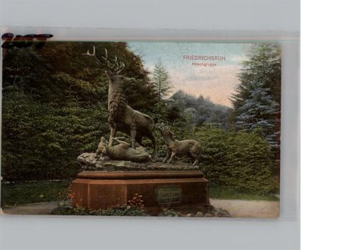 Friedrichsruh Hirschgruppe Denkmal