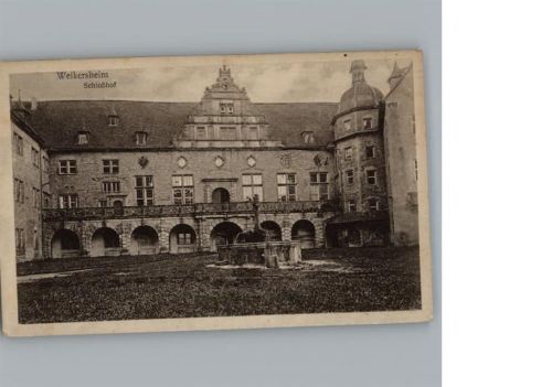 Weikersheim Weikersheim Schloßhof AKU2
