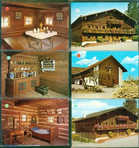 Parzham Bruder Konrad überwiegend Geburtshaus; 8 AK, um 1980; gute Erhaltung, nicht gelaufen