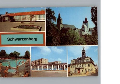 Schwarzenberg Gaststätte "Haus d. Einheit", Freibad